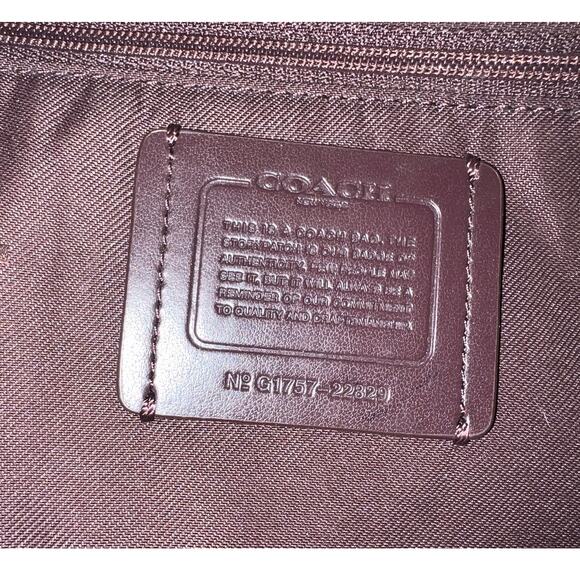 Prairie Satchel With Cross Stitch Floral Print Pebbled white leather with floral - Picture 12 of 12